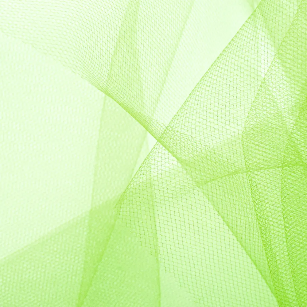 Tul liso verde 0,3x9m