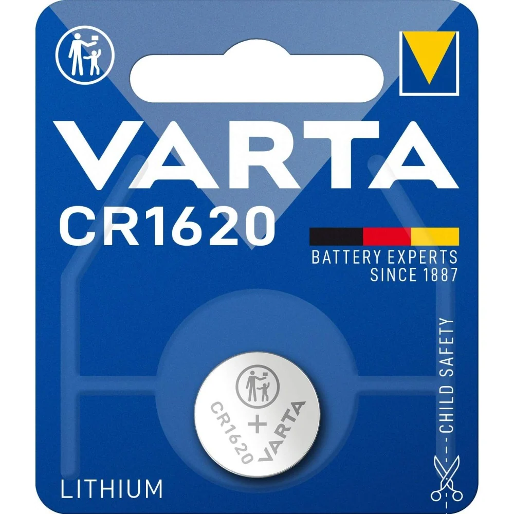 VARTA Pile Bouton CR1620 3V Lithium Performance para Juguetes