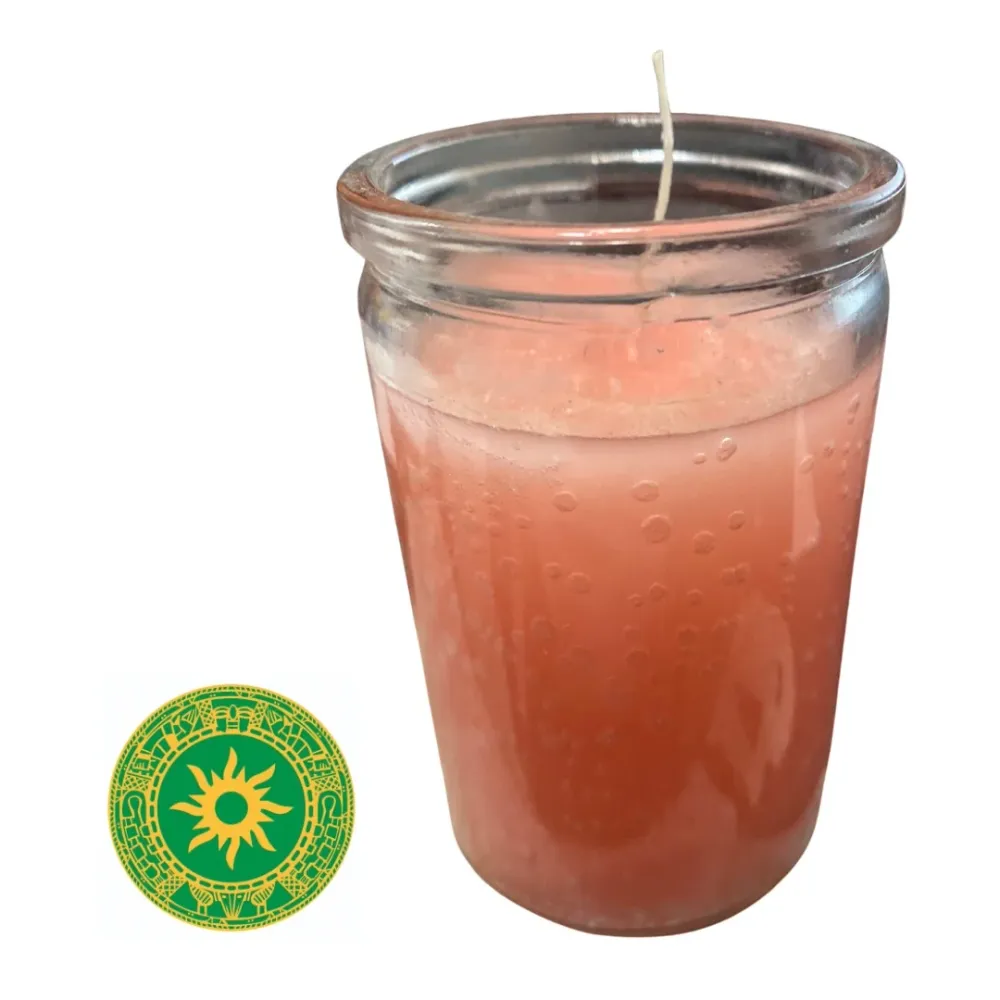 Vela 3" Rosada con Cargador Incluido