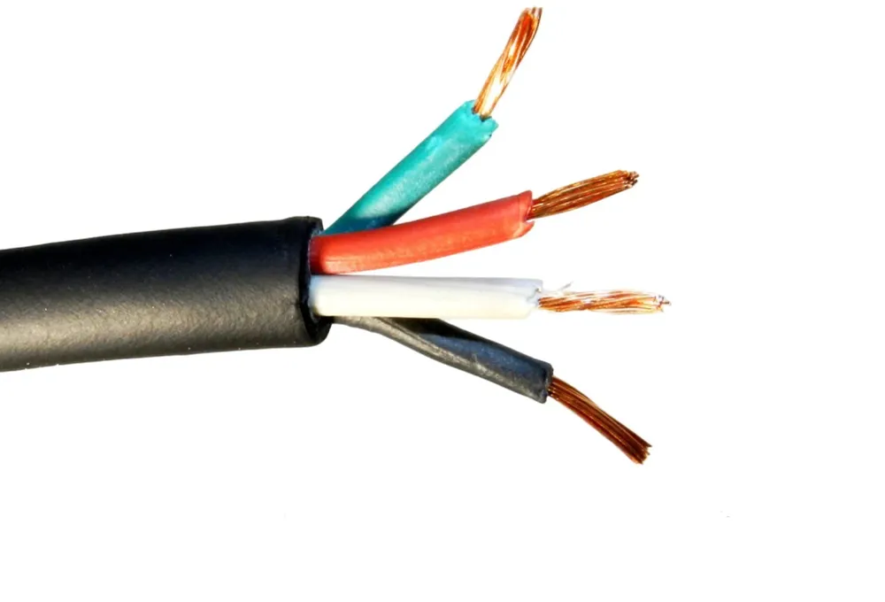 1000' 6/4 SEOOW Portable Cord 600V Azabache Non UL