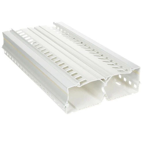 6FT 3.14 PanelMax DIN Rail Wiring Duct Base/Cover DRD33WH6 con Tecnologí de Larga Duración
