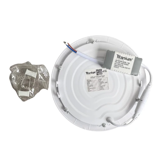 Alta Duración Panel redondo led de incrustar 6W luz blanca