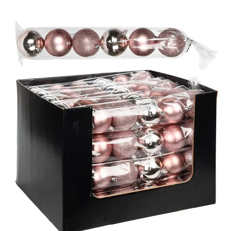 Alta Duración Set de 6 bolas navideñas