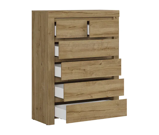 Baterí de 9V Cómoda 6 cajones Hella Madera