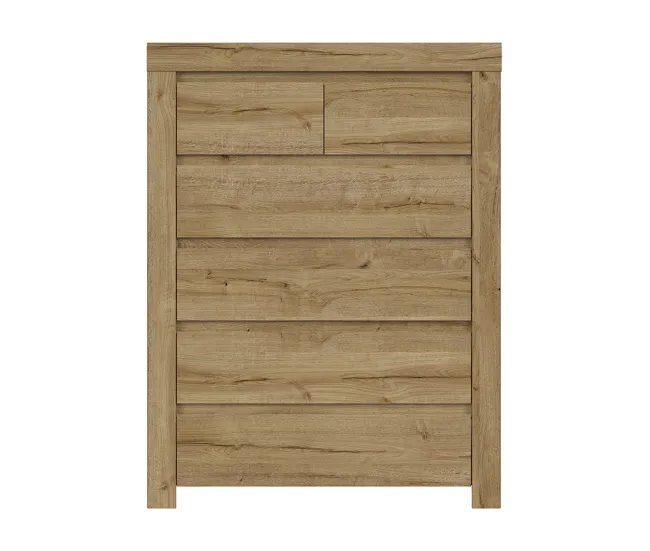 Baterí de 9V Cómoda 6 cajones Hella Madera