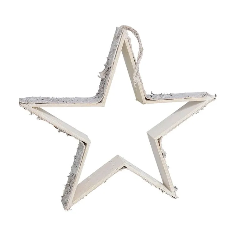 Baterí de 9V Estrella navideñ colgante original 28x6 cm