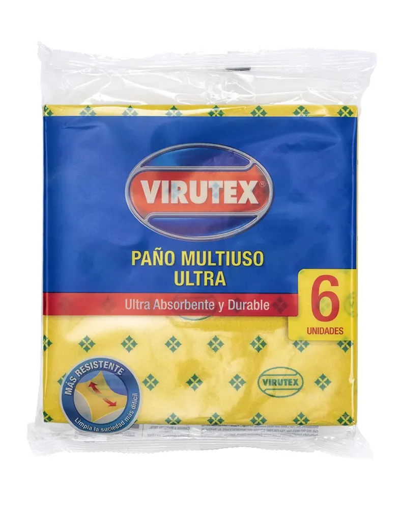 Baterías Recargables Virutex Paño multiuso 6 unid
