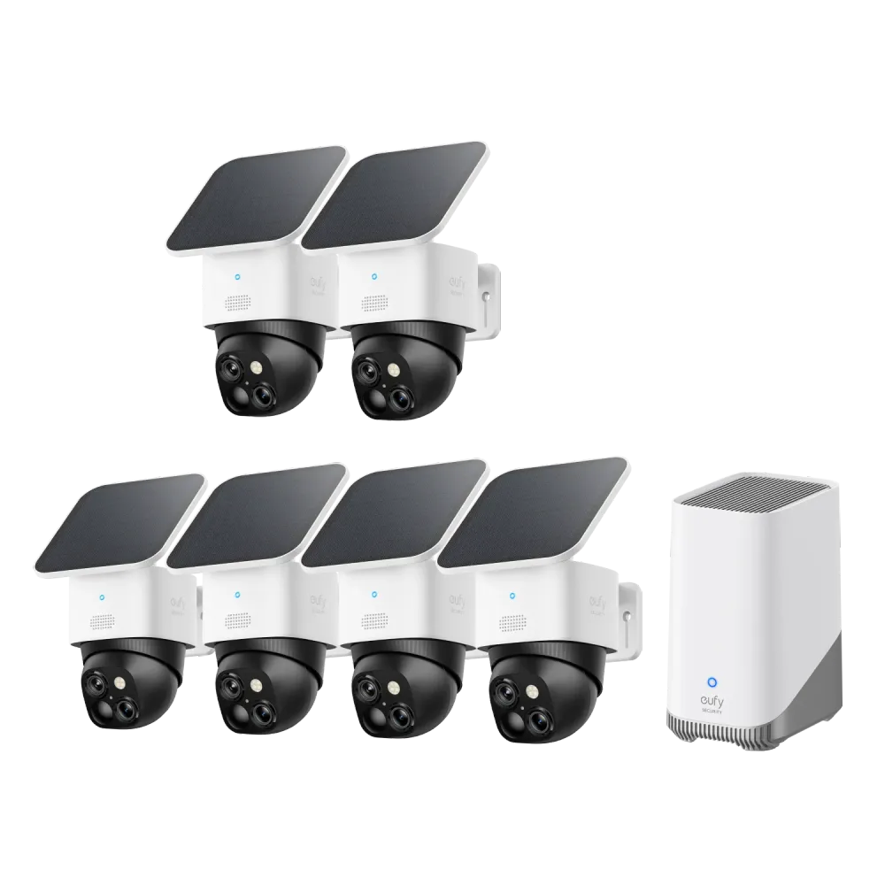 eufyCam Solo S340 (6er-Pack) mit HomeBase™ 3
