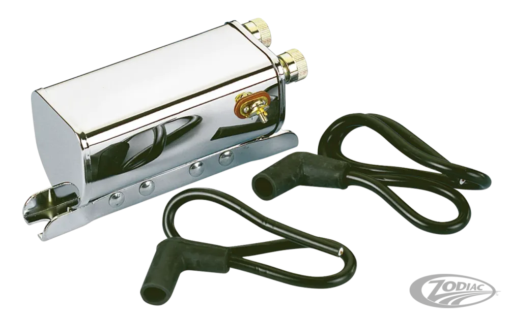 GZP Square Custom coil 6volt Cromo Harley-Davidson