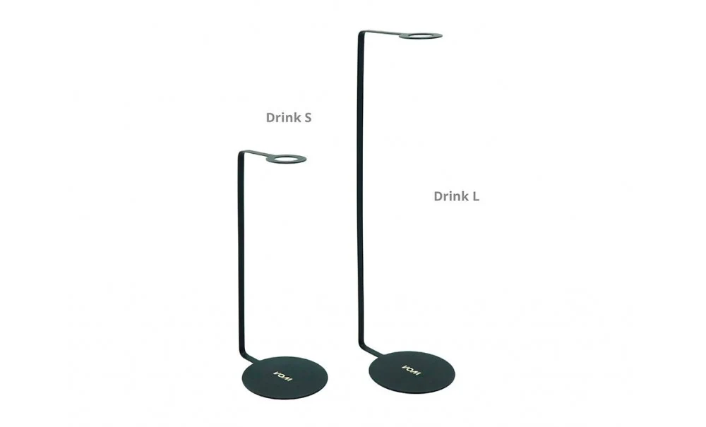 HOLDERS DRINK VOM TITANIO NEGRO - 6 UDS