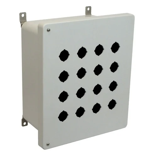 6 Inch Depth Tejido poliéster Wall Mount Push Button Enclosure AM1206HP16