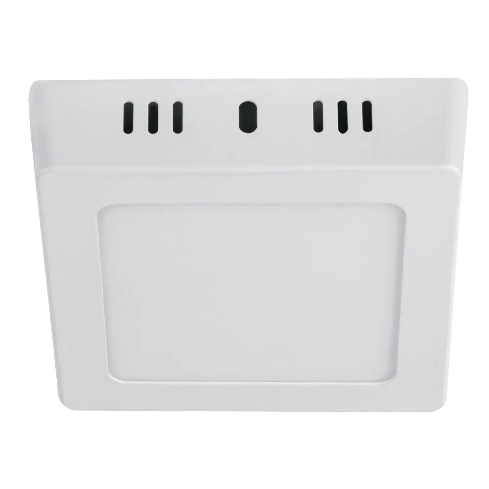 Luminario LED plafón 6W 6500K, cuadrado, blanco, VOLTECK con Tecnologí de Larga Duración