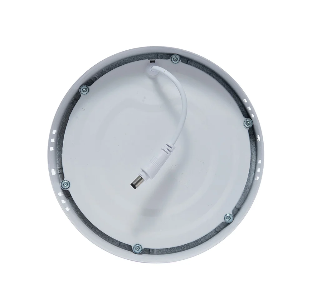 Pack de Pilas LÁMPARA PANEL LED REDONDO PARA SOBREPONER, 6W, LUZ CÁLIDA