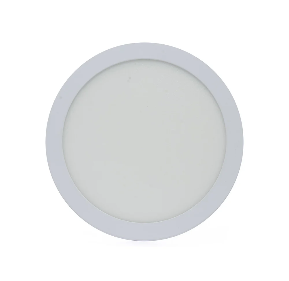 Pack de Pilas LÁMPARA PANEL LED REDONDO PARA SOBREPONER, 6W, LUZ CÁLIDA