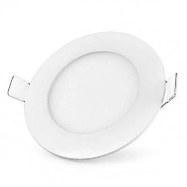 Pack de Pilas Panel LED Redondo - 6W / Luz Blanca