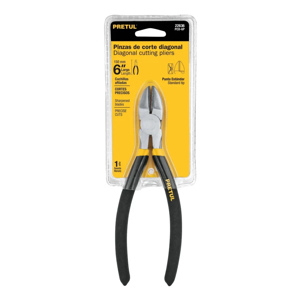 Pack de Pilas Pinza de corte diagonal 6", pretul