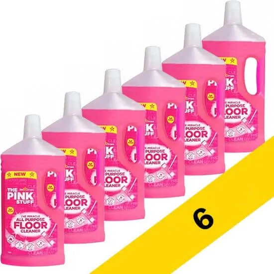 Pink Stuff Limpiador de suelos 1 litro - pack de 6