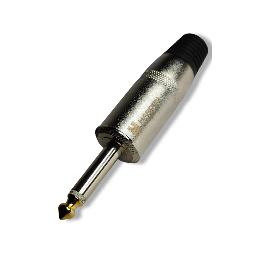 PLUG 6.3mm MACHO MONO GIGANTE REFORZADO KAPTON PL-1617 Listas para Usar