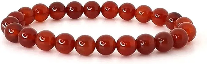Pulsera JASPE ROJO 6 mm con Garantí