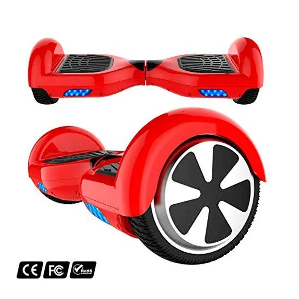Smart balance 6,5” LED bluetooth rojo