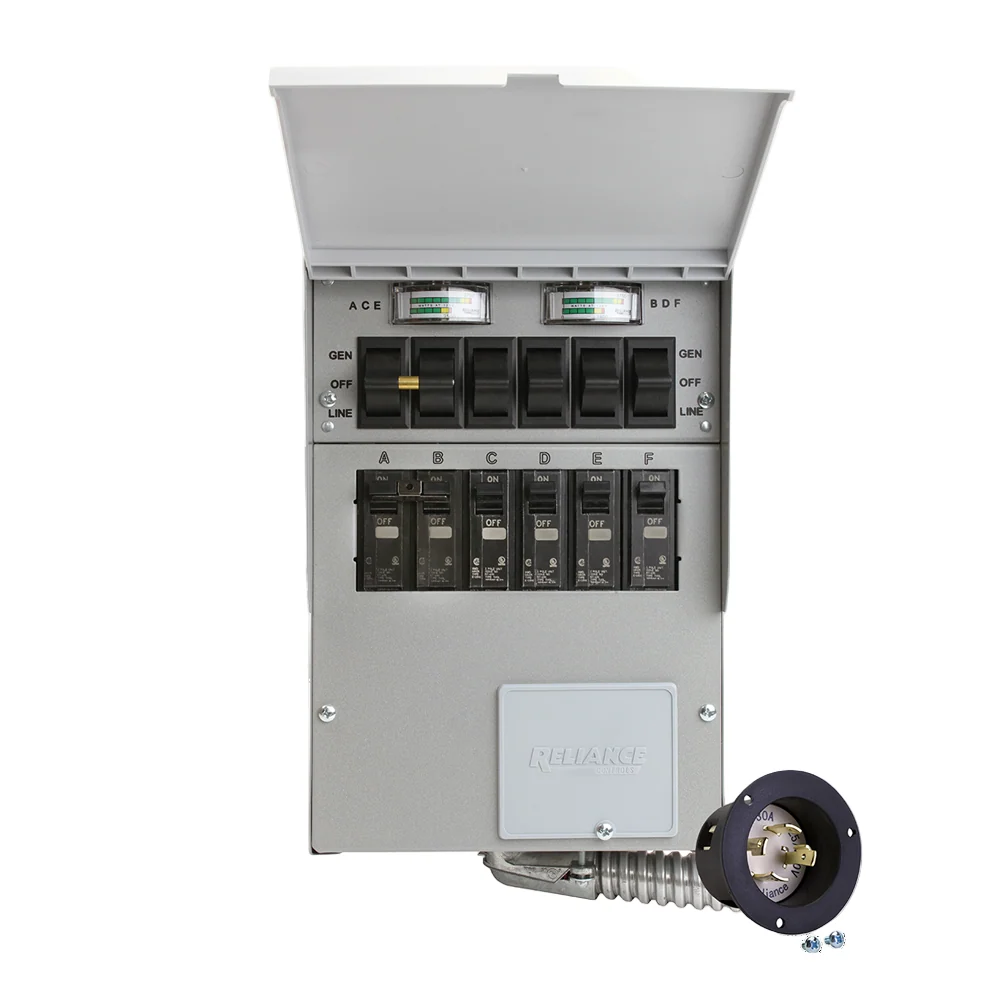 Transfer Switch 6 circuitos. con Tecnologí de Larga Duración