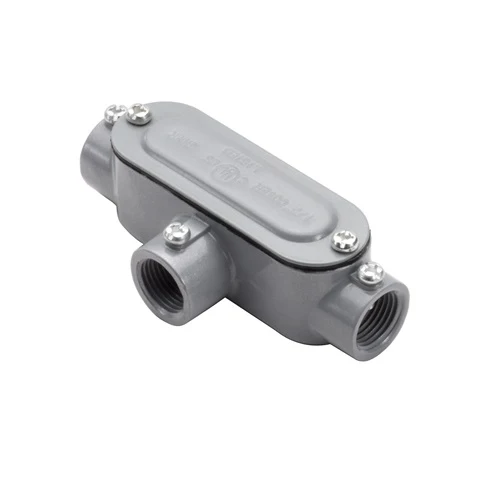 2" T Type EMT And Rígido Combination Conduit Bodies Cover and Gasket T6SSCG (Pack 5) | Recargables 1000 Veces |