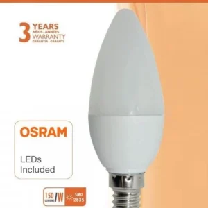 VELA LED 6w E-14 6000K chip OSRAM
