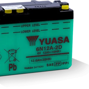 Yuasa 6N12A-2D Conventional 6-Volt Battery con Garantí