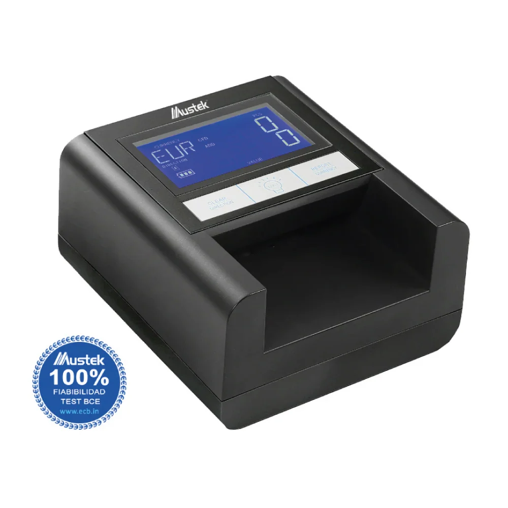 Alta Duración MUSTEK D9 Detector de billetes