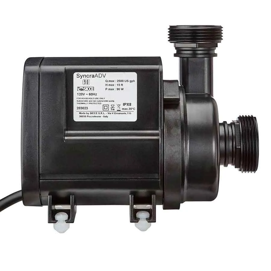 Bomba Syncra ADV 9.0 (9500 L/h), Sicce para Mandos Distancia