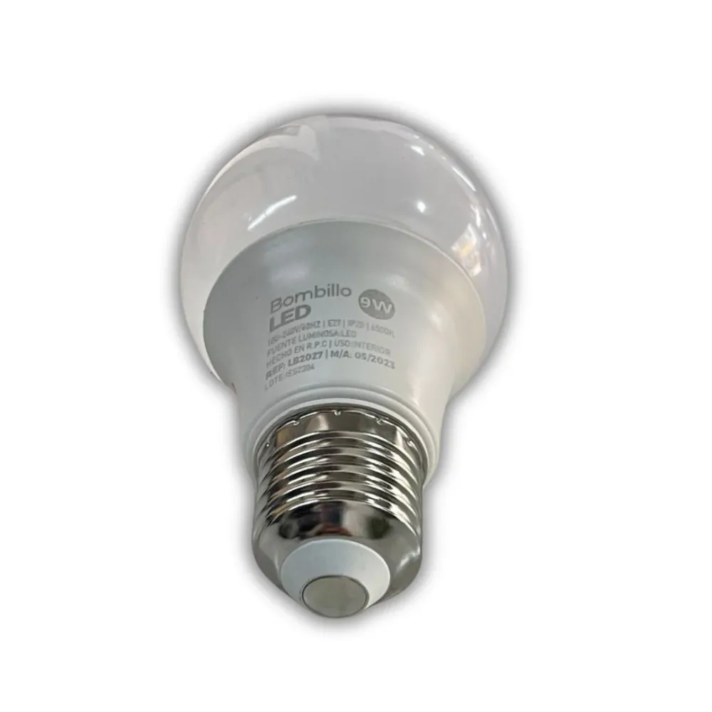 BOMBILLO LED 9W 6500K