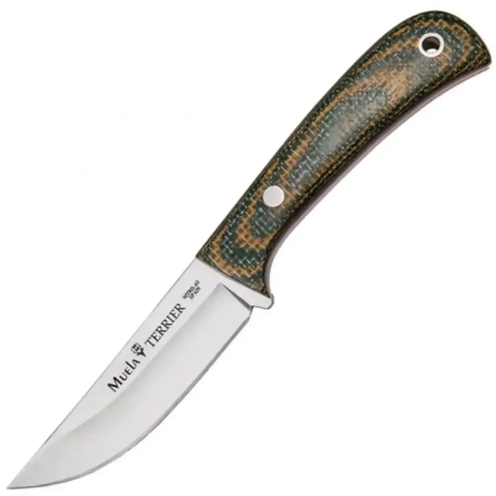 Cuchillo de Caza Muela Terrier-9G Listas para Usar