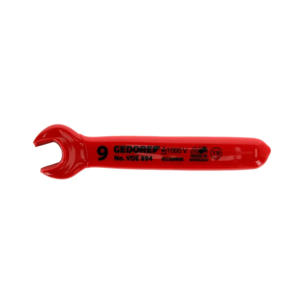 GEDORE VDE 894 9 - VDE 9 mm Fixed Wrench