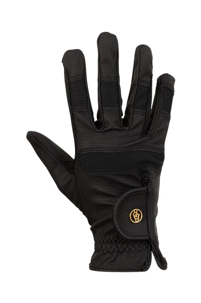 Glory Pro guantes de equitación Ébano 9
