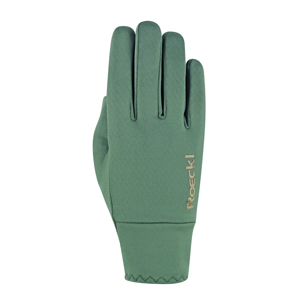 Guantes de equitación ROECKL Wesley Light Esmeralda 9.5 Resistentes Derrames