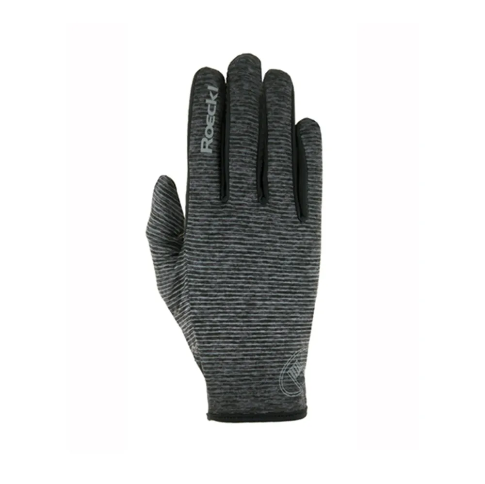 Guantes de Equitación WAYNE Anthracite 9.5 con Garantí