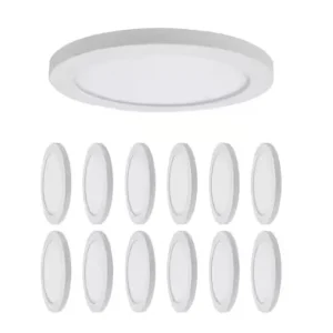 9 Inch 120V 18W Dimmable Color Selectable LED Recessed Downlight E5DL9-92750(Pack 12)