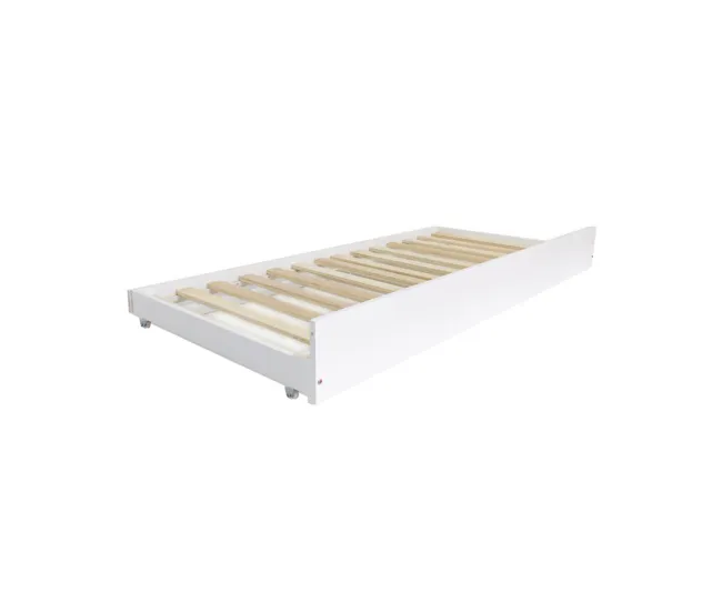 Litera + cama de arrastre madera blanco 90x195cm AA - 24 Unidades