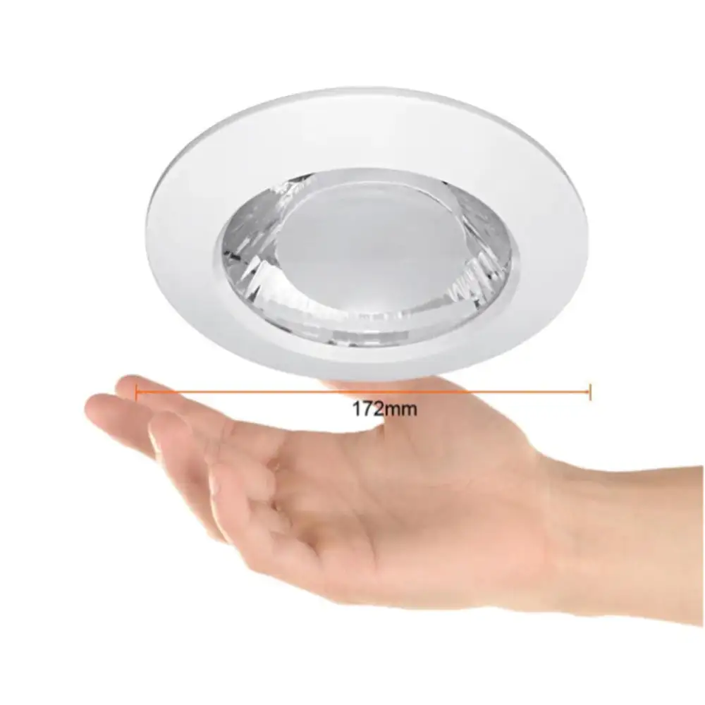 Lámpara de interior empotrable led nadi tecnolite base e27 9w luz mullido cálida