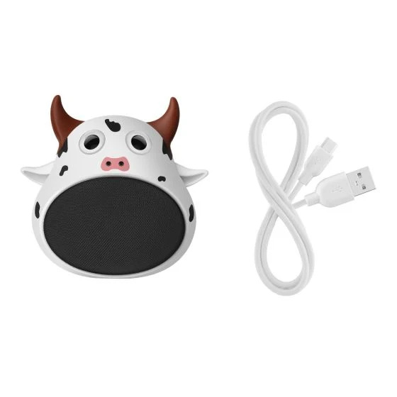 MINI BOCINA BLUETOOTH CON FORMA DE VACA STEREN BOC-869V