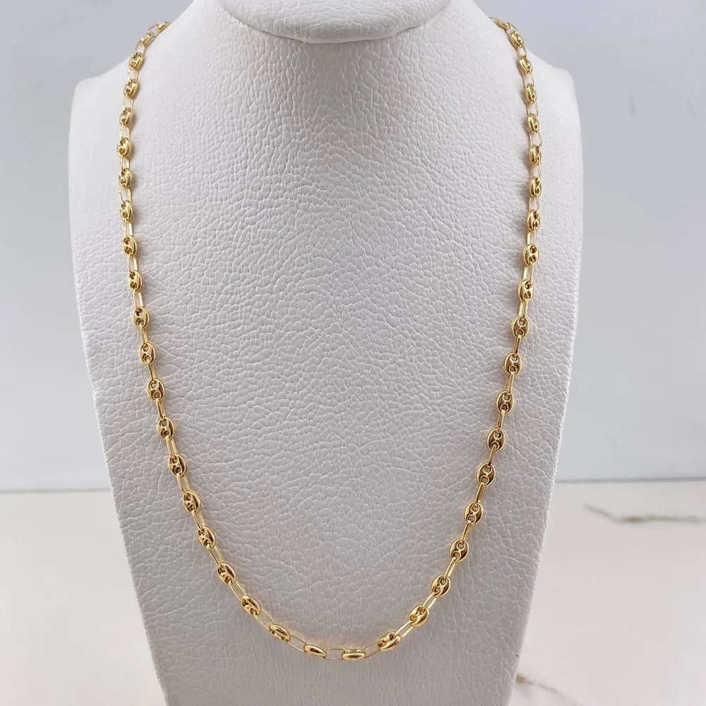 Pilas de Litio Cadena GC 9.35gr / 60cm / 5mm Oro Amarillo $