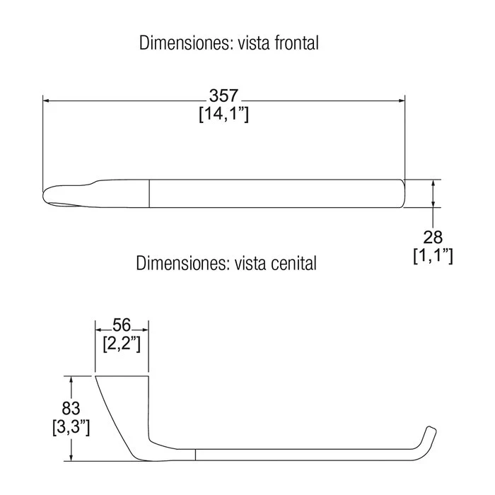 Pilas de Reloj TOALLERO SENCILLO-PIU-09