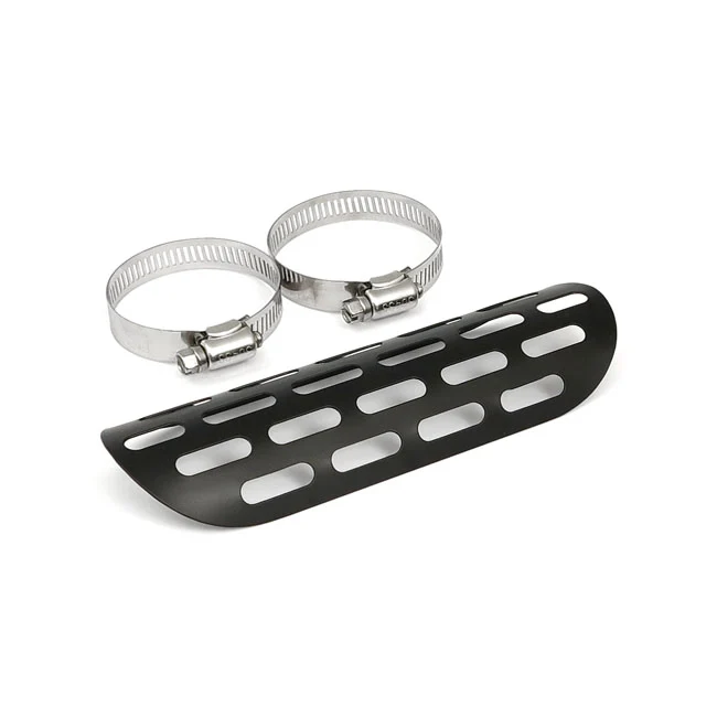 Protección Térmica Compatible Ranurada 9" De Largo Negro Para Harley Davidson con Garantí