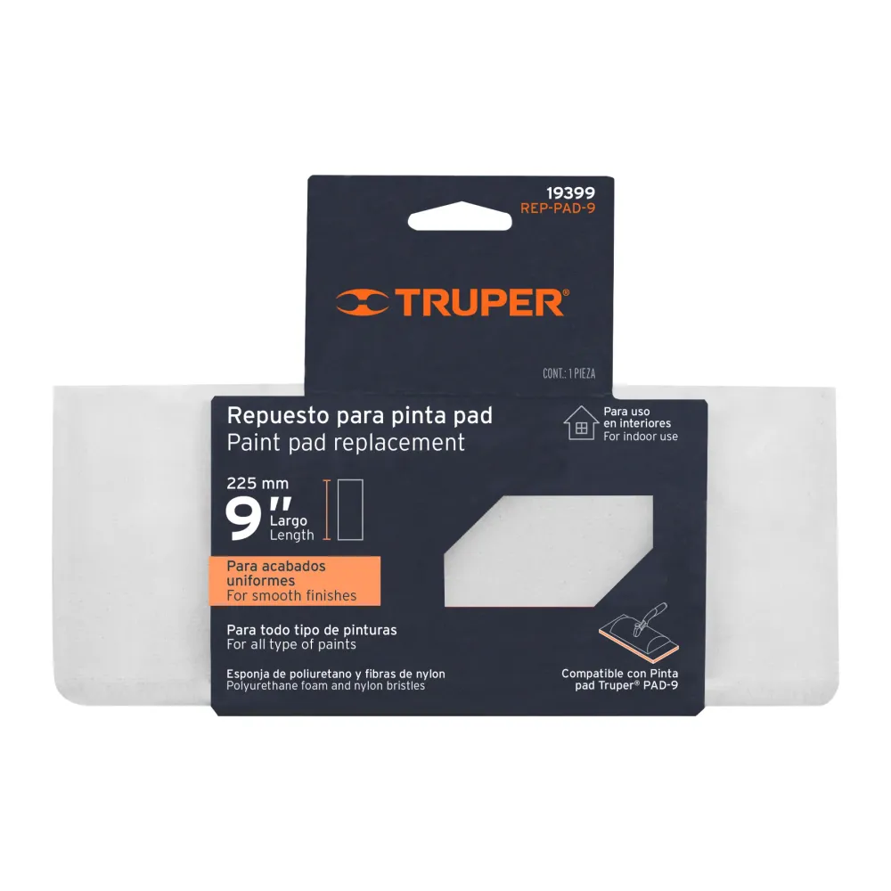 Repuesto para pinta pad, 9" con Cargador Incluido