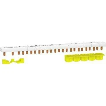 Resi9 - peigne monobloc - 1P+N - 63A - 13 modules - cache dents 5M Schneider Electric R9PXH213