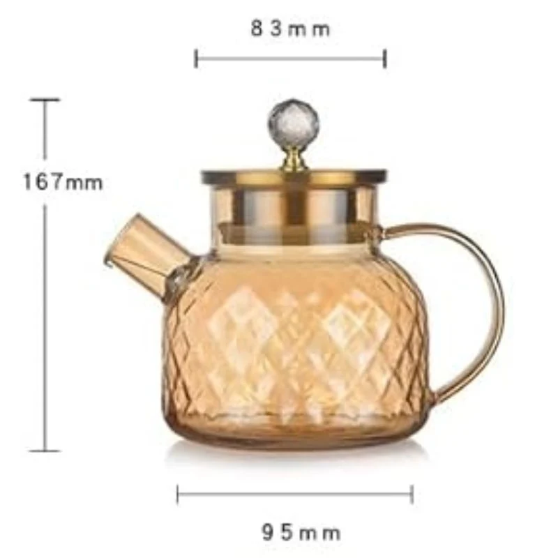 Tetera de Vidrio 900ml | Envío Rápido