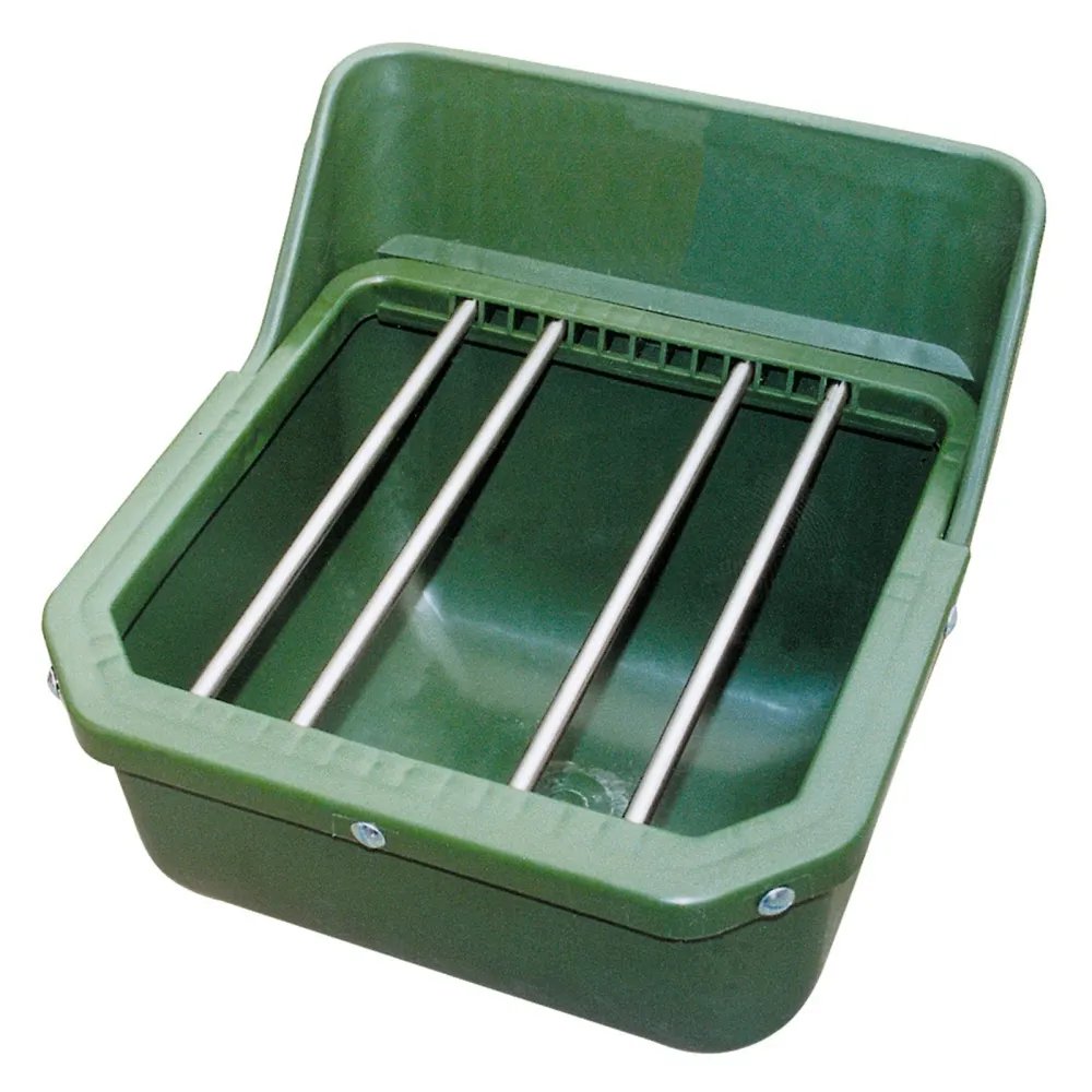 Trough concentrated feed foal trough, w/ hierro bars, 9L 9 Listas para Usar