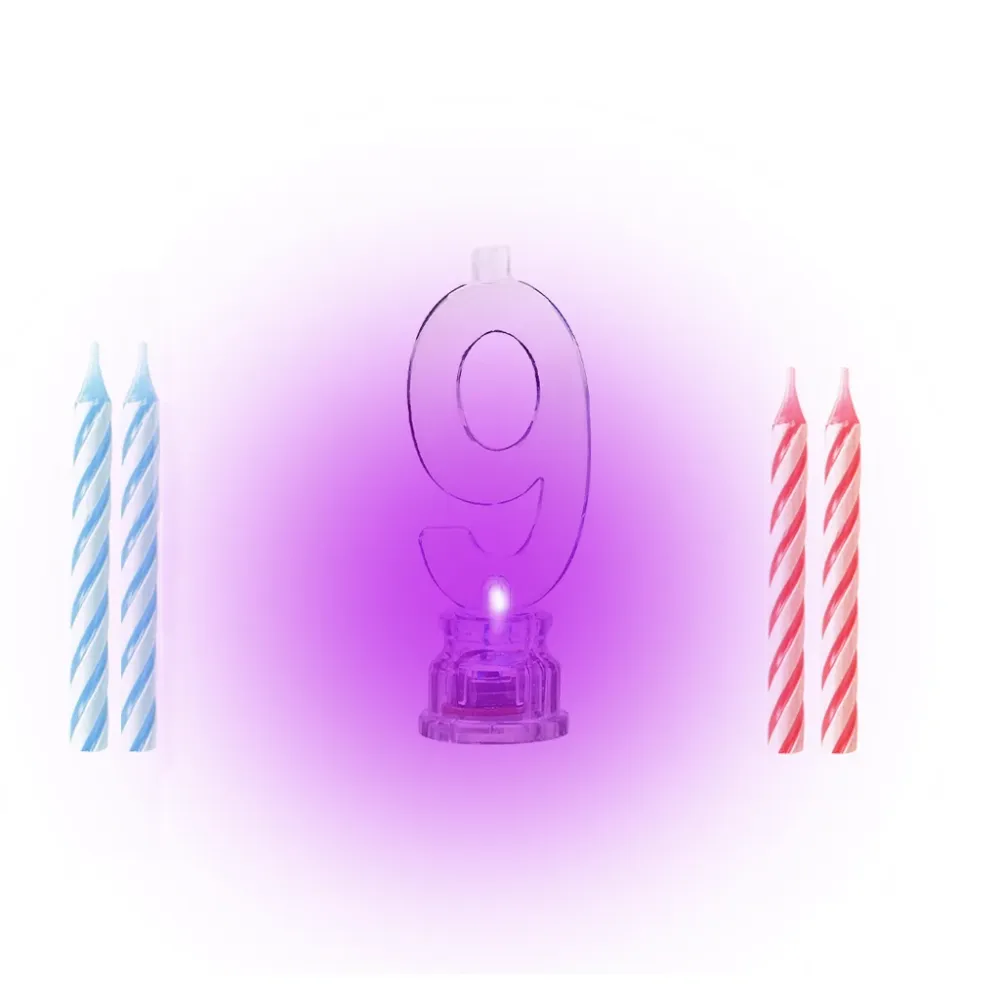 Vela dígito LED 9 para Dispositivos de Alto Consumo