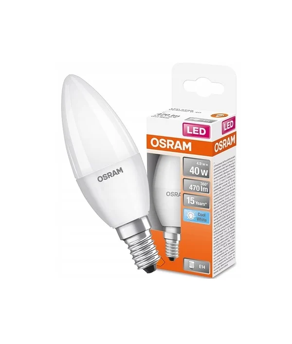 VELA LED 4,9w E-14 840 OSRAM