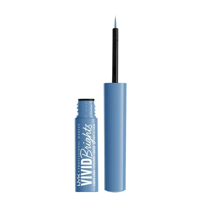 Vivid Bright Liquid Eyeliner - 09-cobalt Crush 2 ml - Nyx